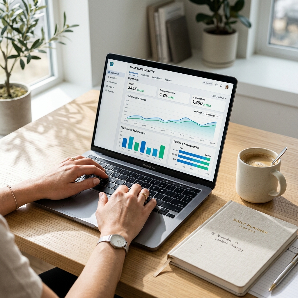 Dashboard de marketing automatizado con IA
