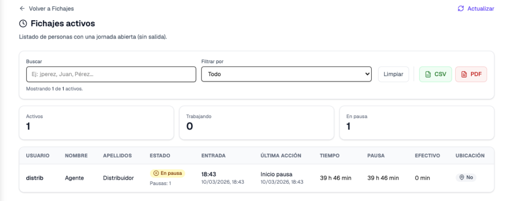 Control horario y registro de jornada en Doligestion